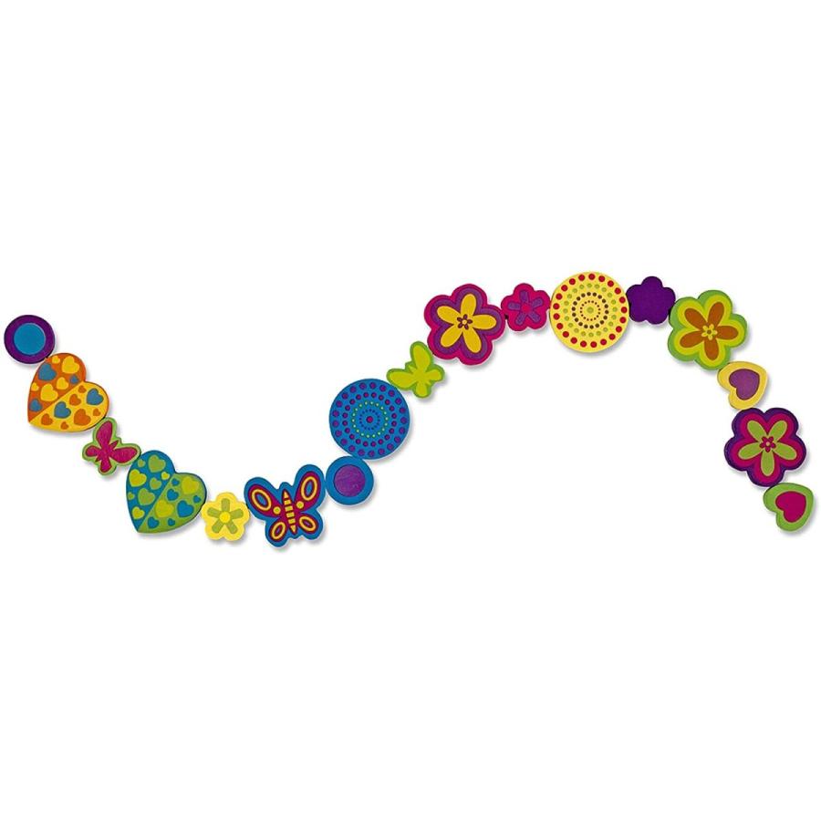 メリッサ&ダグ おもちゃ 知育玩具 4169 Melissa & Doug Created by Me! Bead Bouquet， Deluxe Wooden J