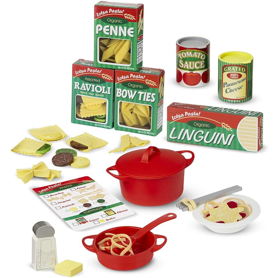 メリッサ&ダグ おもちゃ おままごと 9361 Melissa & Doug Prepare & Serve Pasta Set with Toy Food &
