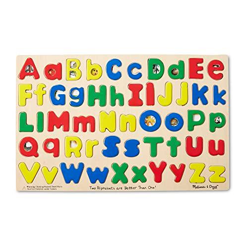 メリッサ&ダグ おもちゃ 知育玩具 96128 Melissa & Doug Upper & Lower Case Alphabet Letters Wooden