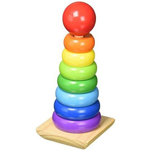 メリッサ&ダグ おもちゃ 知育玩具 10576 MELISSA & DOUG Rainbow Stacker， 1 EA