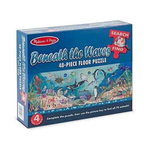 メリッサ\u0026ダグ おもちゃ 知育玩具 BCC9557Q3 Melissa \u0026 Doug Beneath The Waves: 48-Piece Floor Puzzl