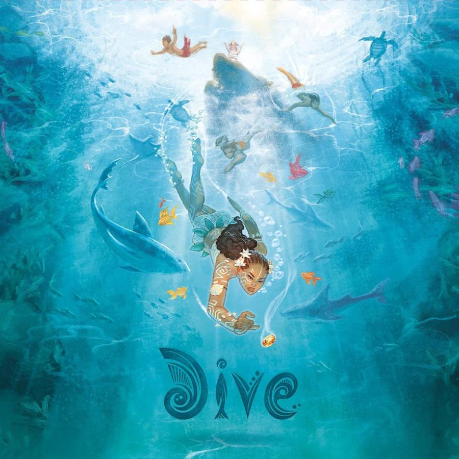 ボードゲーム 英語 アメリカ LUMSDO03 Sit Down! Dive Board Game - Unique Transparent Ocean Cards, Puの画像