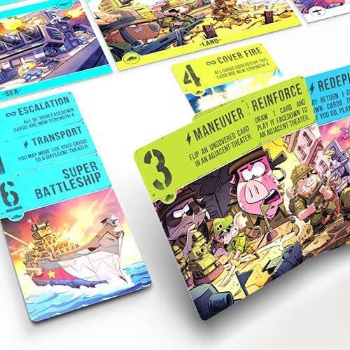 ボードゲーム 英語 アメリカ AW11CWAWG Arcane Wonders Air, Land \u0026 Sea: Critters at War , Orange_3