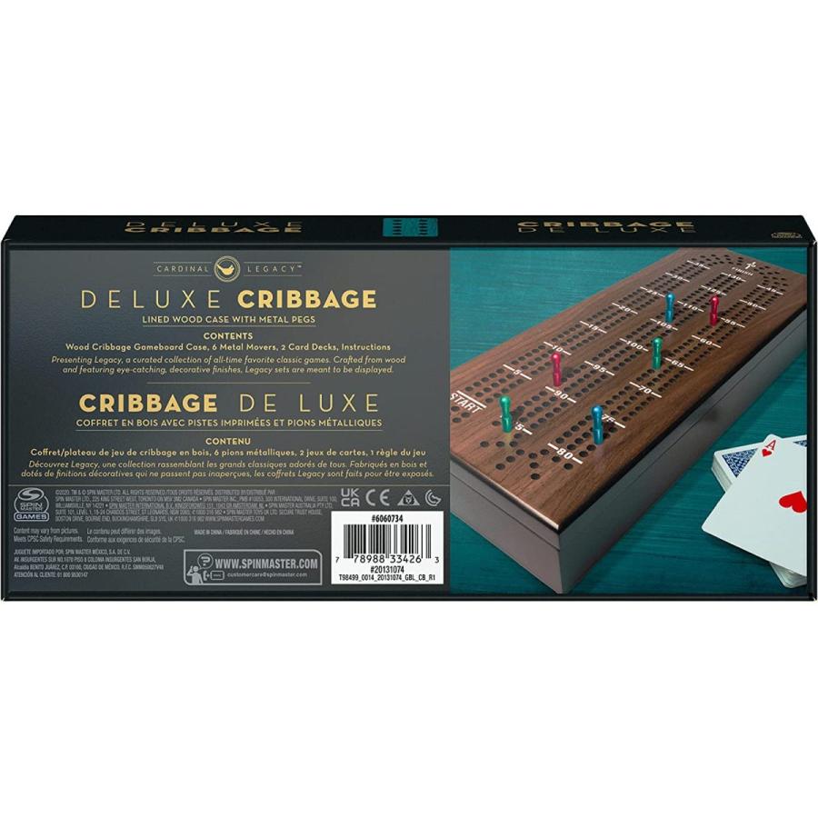 みー ボードゲーム 英語 アメリカ 6060734 Legacy Deluxe Cribbage