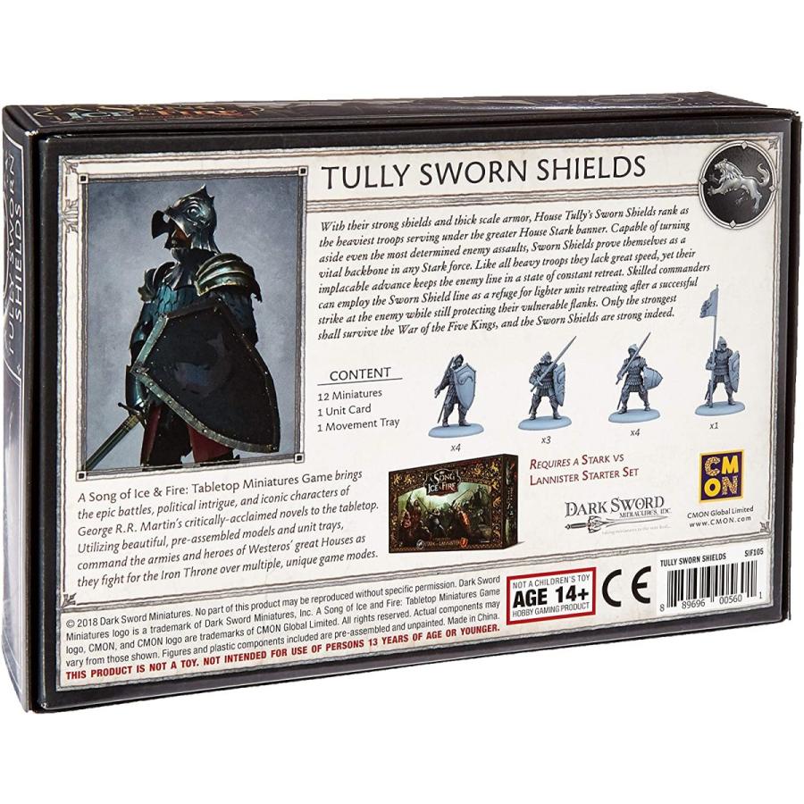 ボードゲーム 英語 アメリカ SIF105 A Song of Ice and Fire Tabletop Miniatures Game Tully Sworn Shieの画像