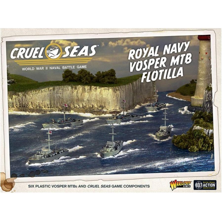 ボードゲーム 英語 アメリカ 782011001 Warlord Cruel Seas British Royal Navy Vosper MTB Flotilla 1:3の画像