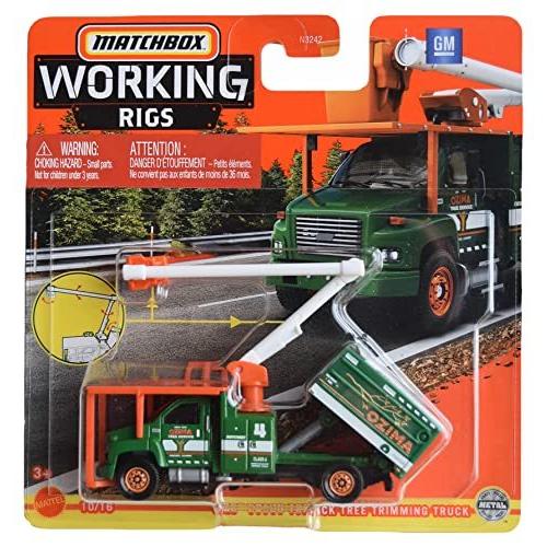 ホットウィール マテル ミニカー HFH31 Hot Wheels Matchbox GMC C8500 Topkick Tree Trimming Truck -