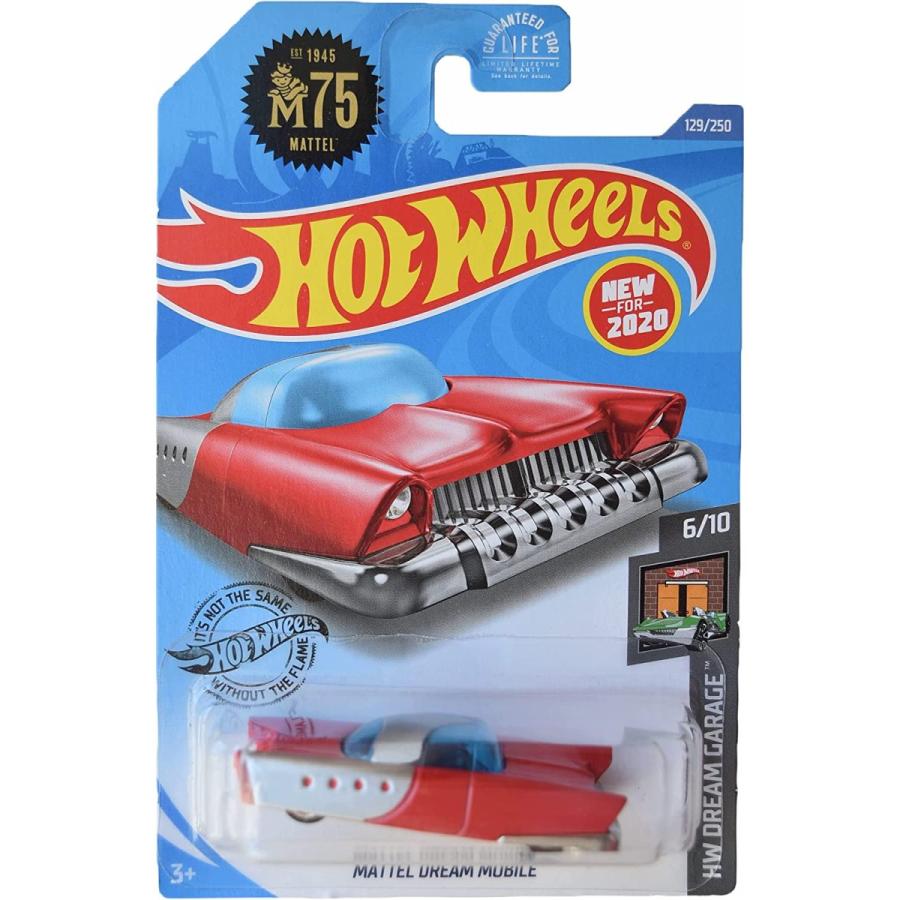 ホットウィール マテル ミニカー L2593 Hot Wheels Mattel Dream Mobile, [red] 129/250 Dream Garage 乗り物、ミニチュア