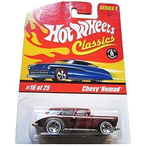 ホットウィール Hot Wheels クラシックス シリーズ1 シボレー・ノマド 16/25 レッド ビークル ミニカ