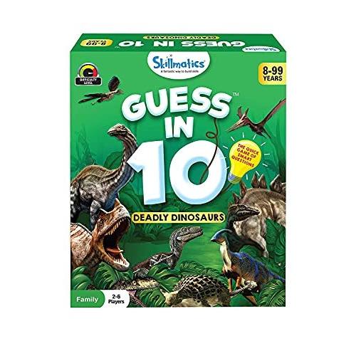 Skillmatics スキルマティクス アメリカ SKILL73GDD Skillmatics Guess in 10 Dinosaurs， Perfect for Bo