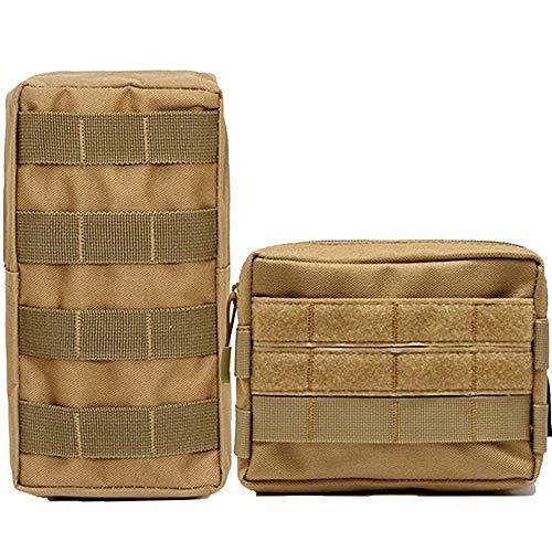 タクティカルポーチ ミリタリーポーチ サバイバルゲーム Hoanan 2 Pack Molle Pouch Tactic