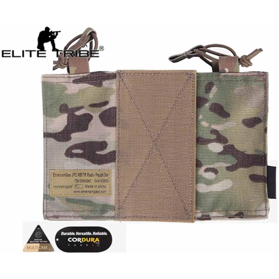 タクティカルポーチ ミリタリーポーチ サバイバルゲーム MOLLE JPC MBITR Radio Pouch Setの画像
