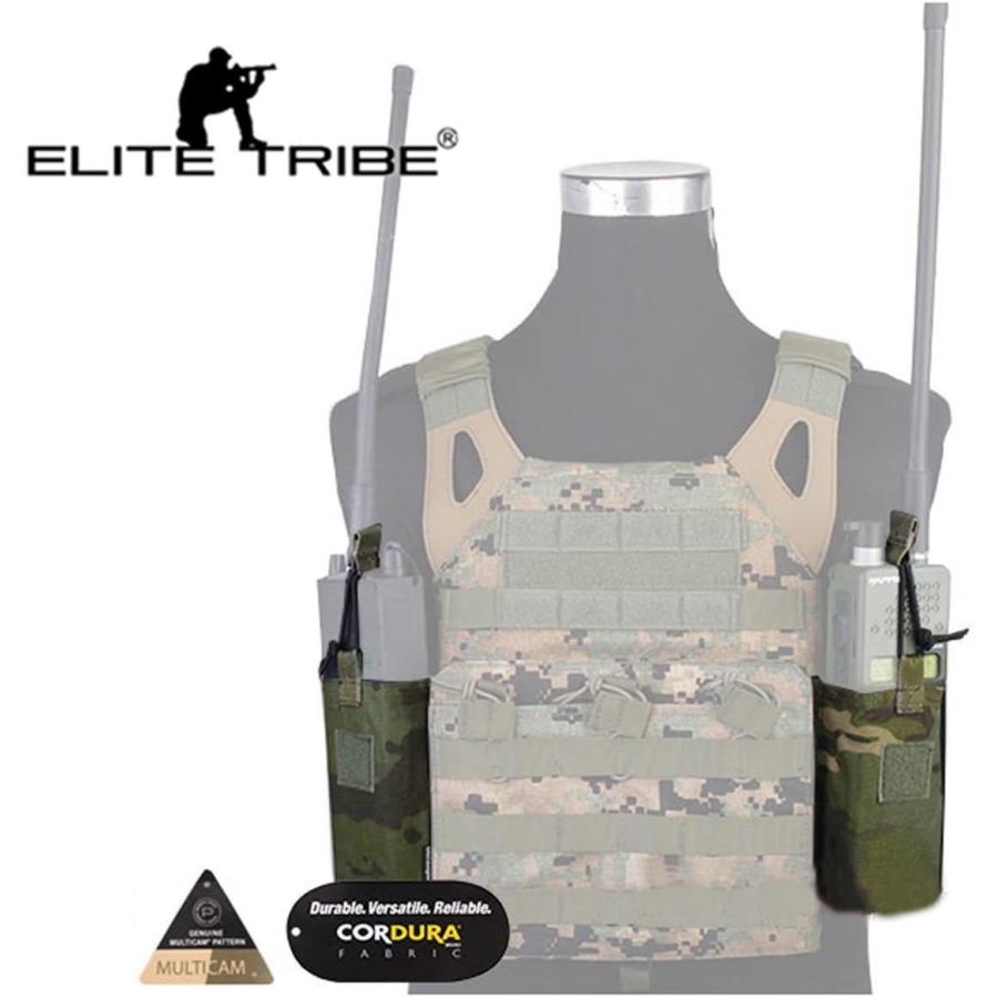 タクティカルポーチ ミリタリーポーチ サバイバルゲーム MOLLE JPC MBITR Radio Pouch Setの画像