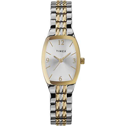 腕時計 タイメックス レディース TW2V255009J Timex Women's Dress Tonneau 21mm Watch