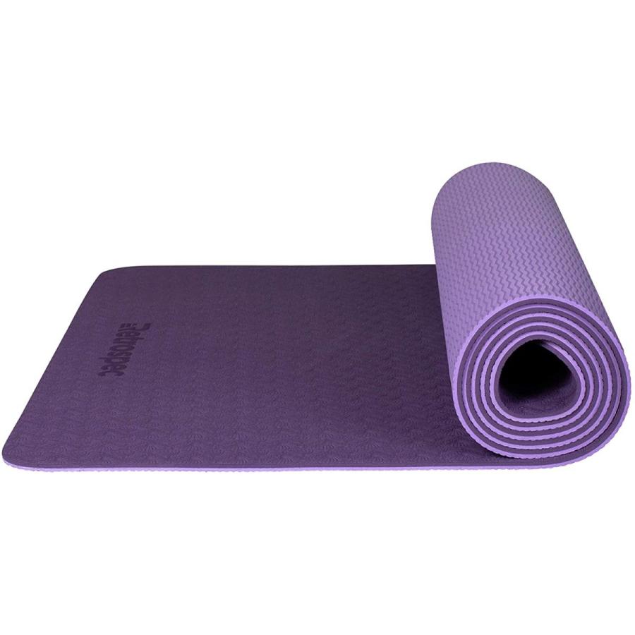 3597 Retrospec Zuma Yoga Mat w Nylon Strap for Men Women Non Slip