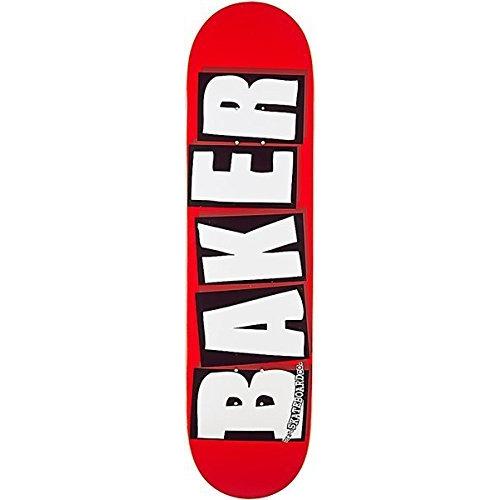 baker 8インチ スケボー デッキ スケボー スケートボード Baker Brand Logo -8.0 Red
