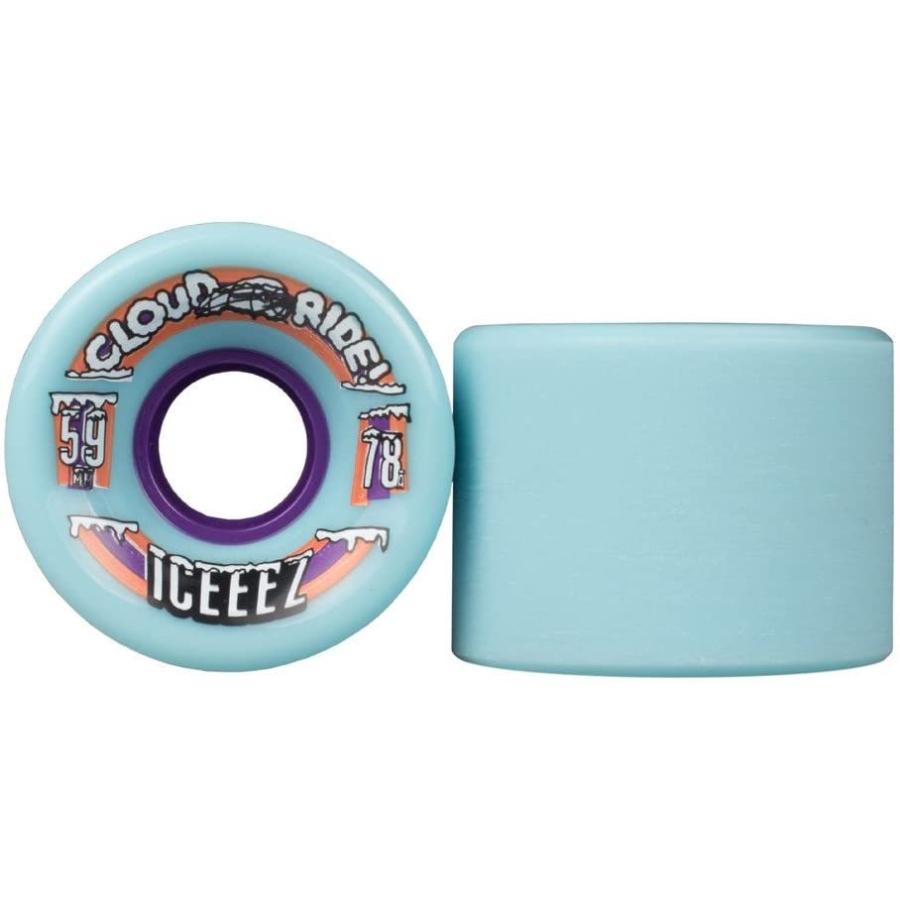 ウィール タイヤ スケボー HCR-ICE-59-BLU-78a Cloud Ride! Wheels Iceeez 59mm 78A Longboard Wheels, Ur