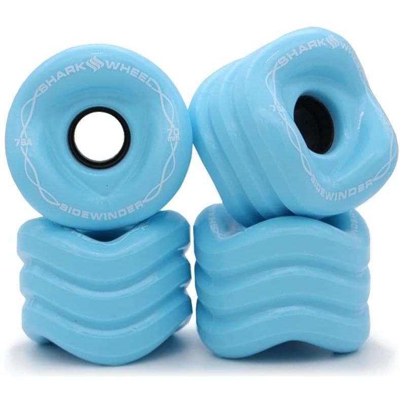 ウィール タイヤ スケボー 100S Parent Shark Wheel Skating Wheels, Sidewinder 70mm 78a Longboard Whee