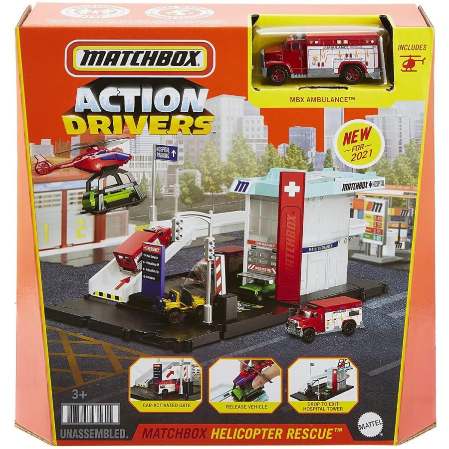 マッチボックス マテル プレイセット GVY83 Matchbox Cars Playset