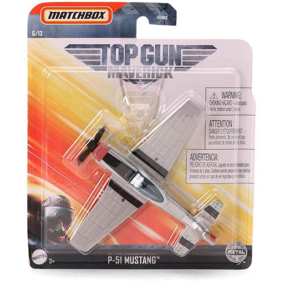 マッチボックス マテル ミニカー GPP12 Matchbox MB TopGun P-51 Mustang 6/16