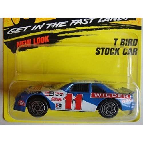 マッチボックス マテル ミニカー MATCHBOX SUPER FAST BLUE FORD THUNDERBIRD STOCK CAR #7 WIEDERの画像