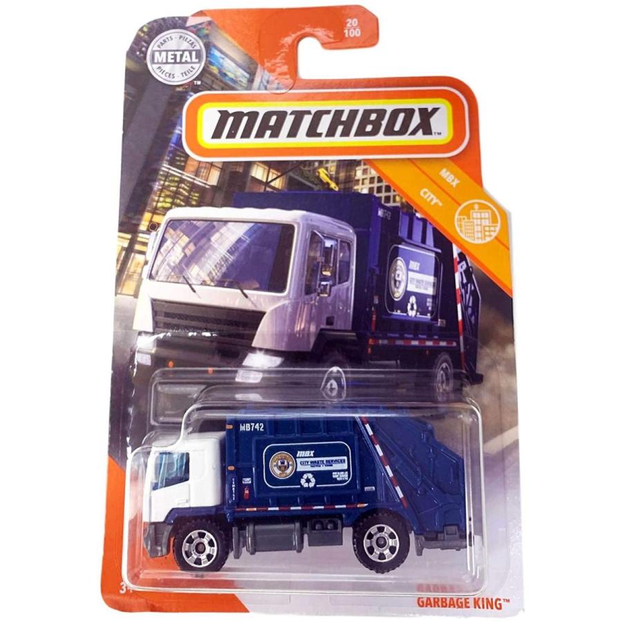 マッチボックス マテル ミニカー GKK72 Matchbox 2020 MBX City 20/100 - Garbage King