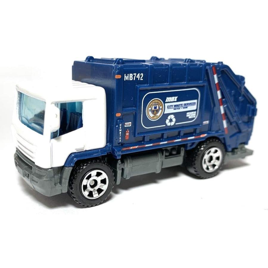 マッチボックス マテル ミニカー GKK72 Matchbox 2020 MBX City 20/100 - Garbage Kingの画像
