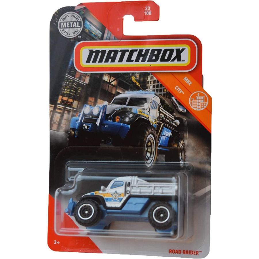マッチボックス マテル ミニカー gkk74 Matchbox City Road Raider 23/100, White/Blue