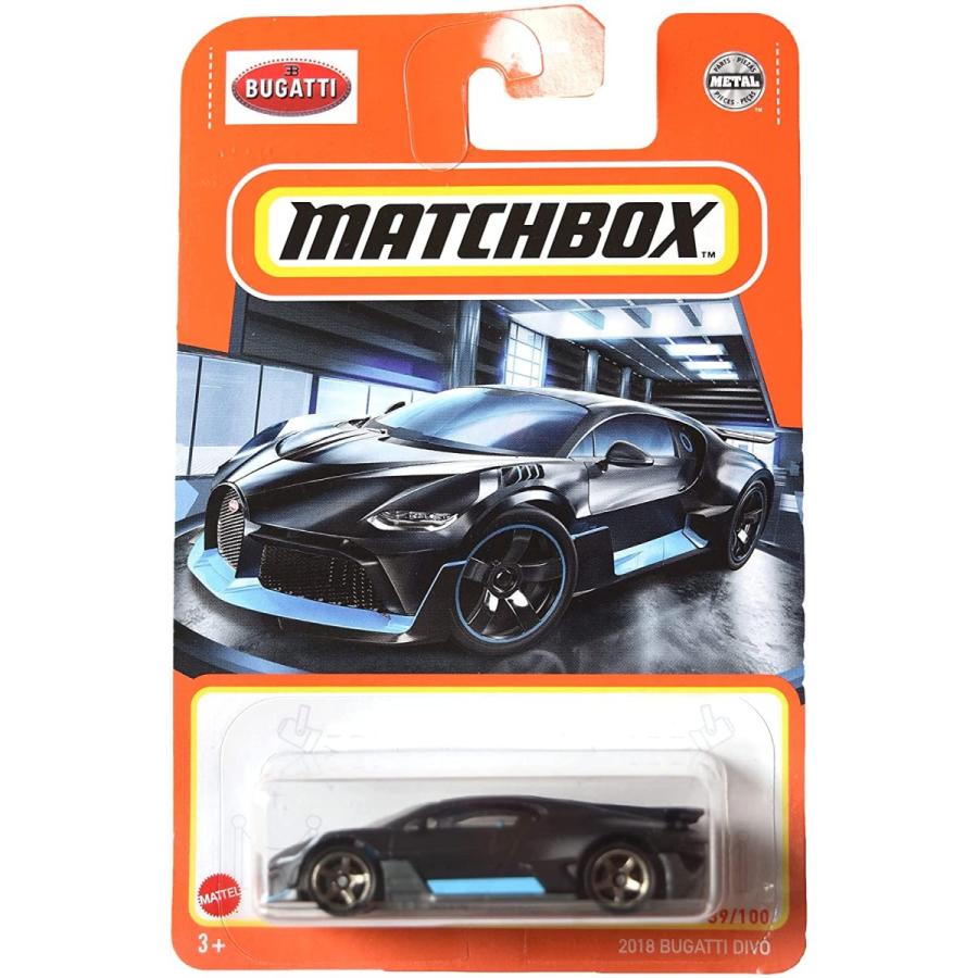 マッチボックス マテル ミニカー Matchbox 2018 Bugatti Divo, [Black] 39/100