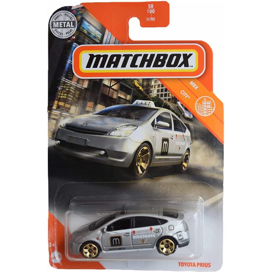 マッチボックス マテル ミニカー GPP12 Matchbox Toyota Prius, [Silver] City 58/100