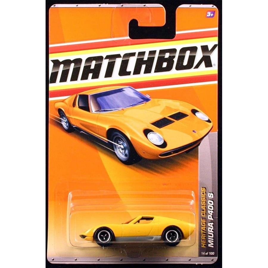 マッチボックス マテル ミニカー Matchbox Miura P400 S Yellow