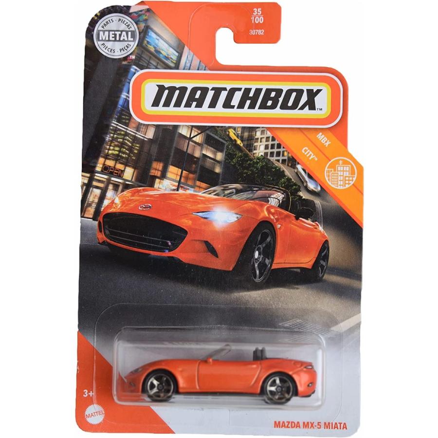マッチボックス マテル ミニカー Matchbox Mazda MX-5 Miata, [Orange] City 35/100