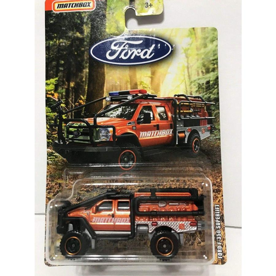 マッチボックス マテル ミニカー Matchbox Ford F350 Superlift, Orange