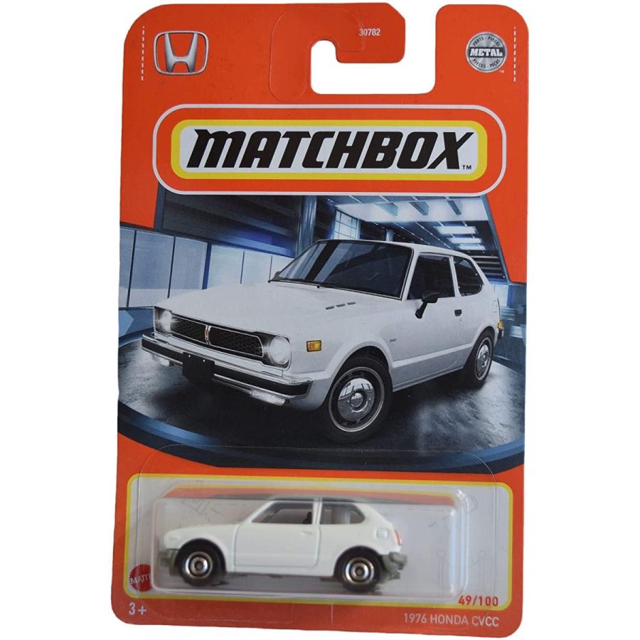 擦り付け木ボックス席 マテル ミニカー 49/100 Matchbox 1976 CVCC, White 49/100