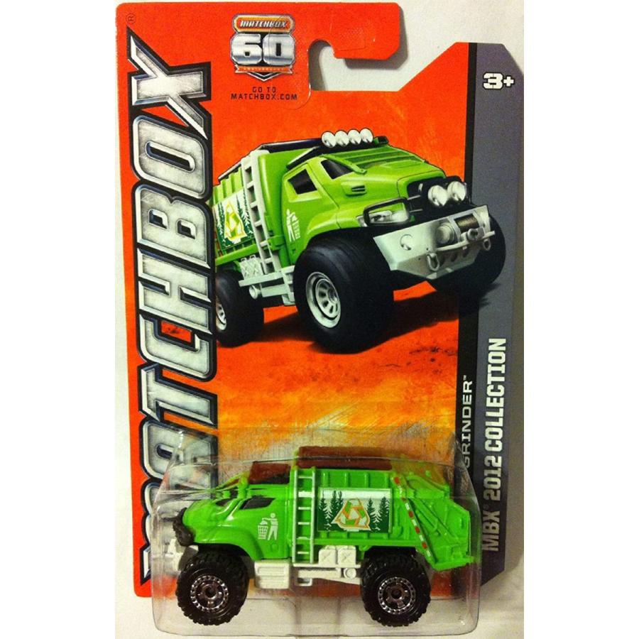 擦り付け木ボックス席 マテル ミニカー Garbage Grinder Matchbox 2012, Garbage Grinder Truck, MBX City 10 ゲーム、おもちゃ-模型、プラモデル