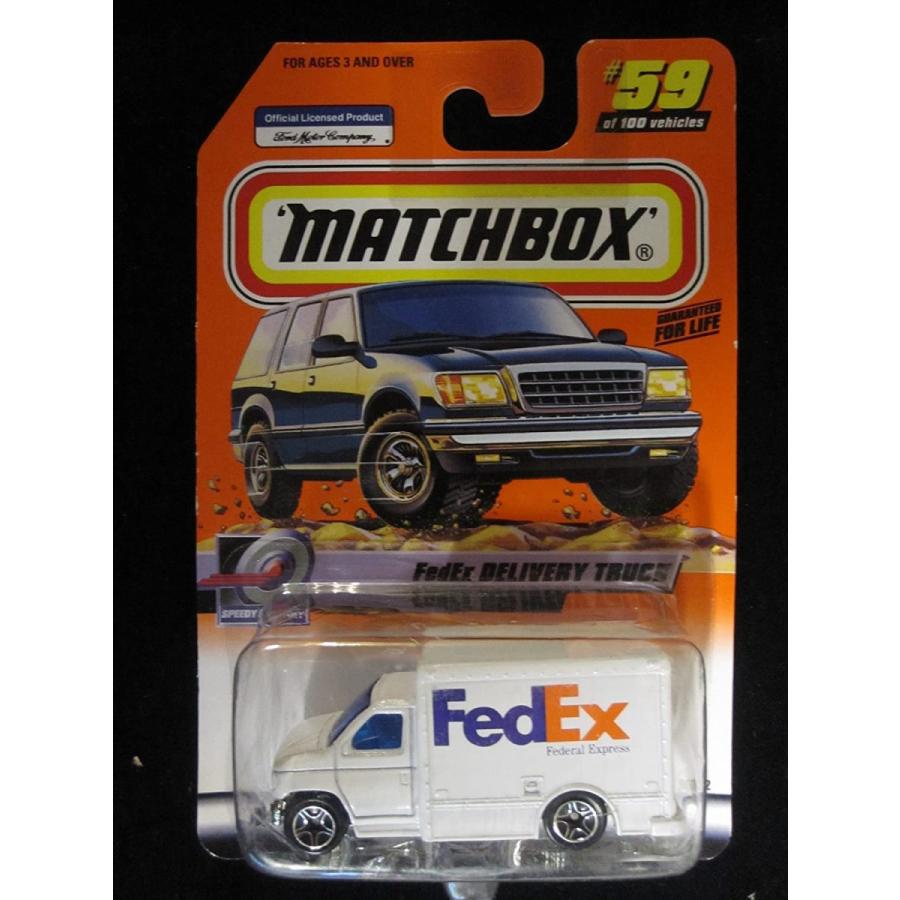 マッチボックス マテル ミニカー 30782 Matchbox FedEx Delivery Truck Speedy Delivery Series #59