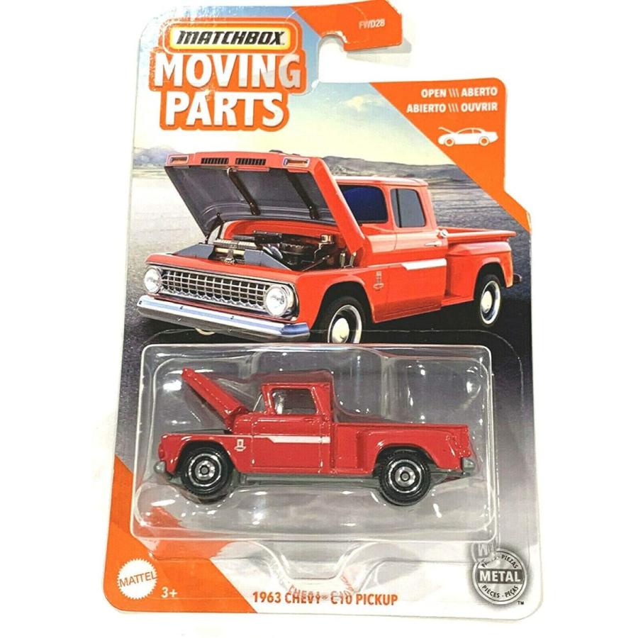 安価 ワタナベ マッチボックス マテル Parts Moving 2020 (Red) Pickup, C10 Chevy 1963 Matchbox  FWD28 ミニカー ミニカー - difusoresacusticos.com.ar