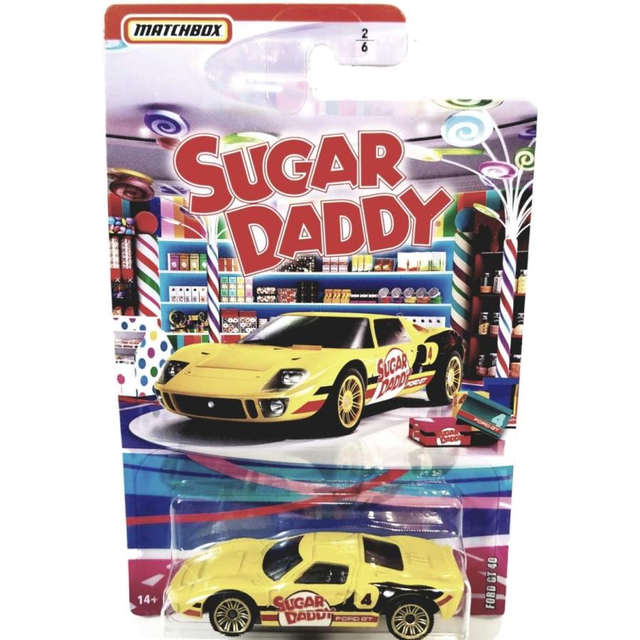 マッチボックス マテル ミニカー Matchbox Sugar Daddy FORD GT-40 Diecast 1/64