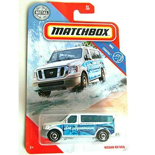 【新作入荷!!】  マテル マッチボックス ミニカー White 83/100 Coastal MBX Van, NV Nissans Matchbox fwd28 ミニカー