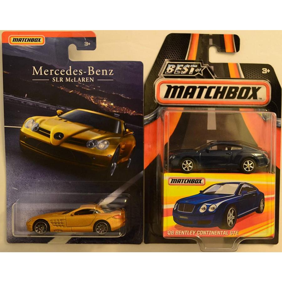 マッチボックス マテル ミニカー mbxMercedesBenzSLRMcLaren&'06Bentley Matchbox 2 Car Bundle SLR Mc｜maniacs-shop