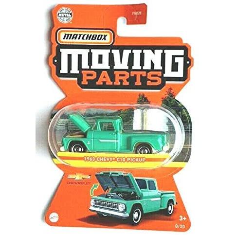 マッチボックス マテル ミニカー fwd28 Matchbox 1963 Chevy C10 Pickup [Green] 8/20 - Moving Parts