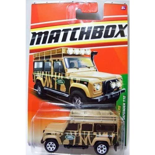 マッチボックス マテル ミニカー 1 Matchbox 2011 Jungle Explorers 6 of 6 Land Rover Defender 110 #