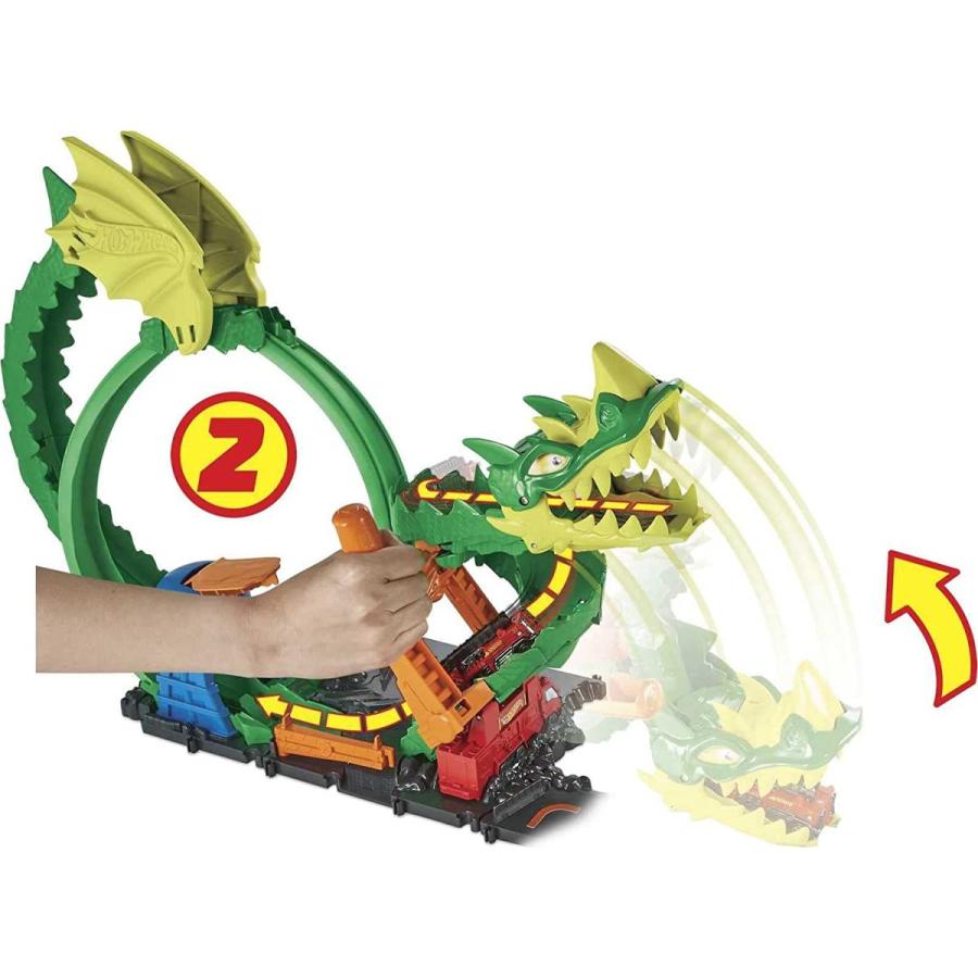 ホットウィール マテル ミニカー HJV70 Hot Wheels Toy Car Track Set