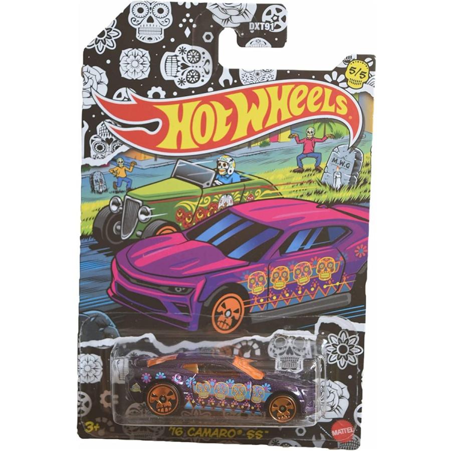 ホットウィール マテル ミニカー DXT91 Hot Wheels '16 Camaro SS, [Purple] 5/5 Halloween