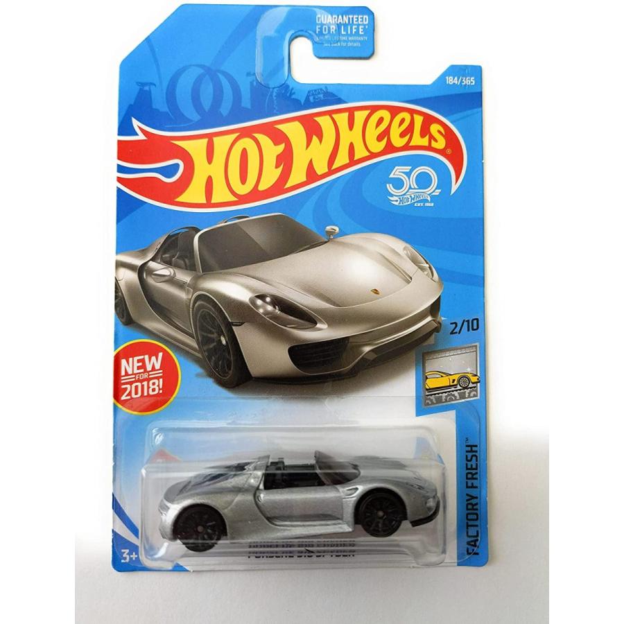 ホットウィール マテル ミニカー JF-OKMH-VN85 Hot Wheels Porsche 918 Spyder - Factory Fresh - 2018