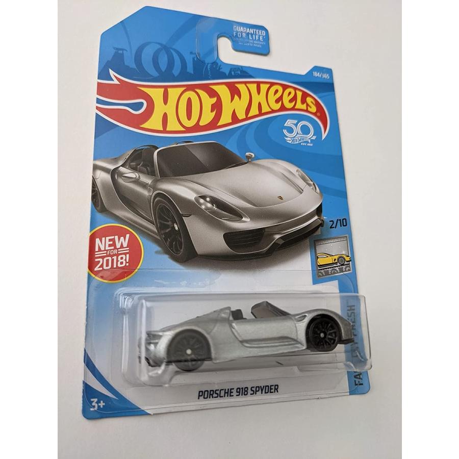 ホットウィール マテル ミニカー JF-OKMH-VN85 Hot Wheels Porsche 918 Spyder - Factory Fresh - 2018