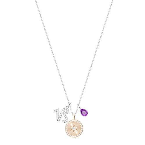 スワロフスキー ネックレス クリスタル 5349216 SWAROVSKI Zodiac Pendant Capricorn Purple Rhodiu
