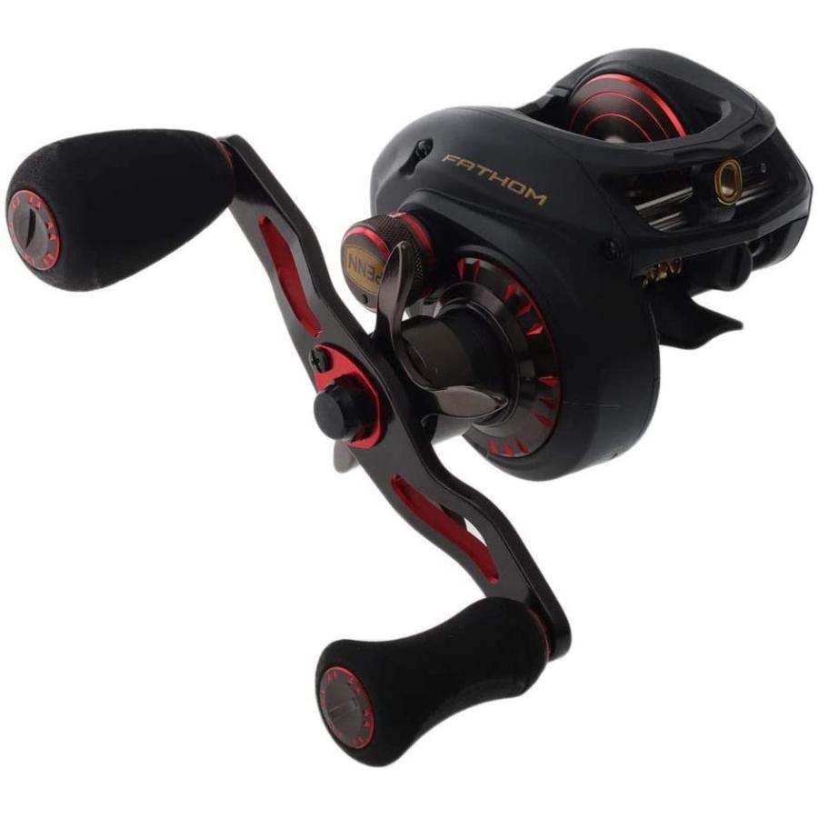 リール ペン Penn FTH300LPHS Fathom Low Profile Reel Black Gold 9.2 oz