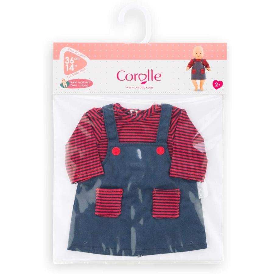 コロール 赤ちゃん 人形 9000140960 Corolle Striped Dress Baby Doll Outfit - Premium Mon Grand Pouponの画像