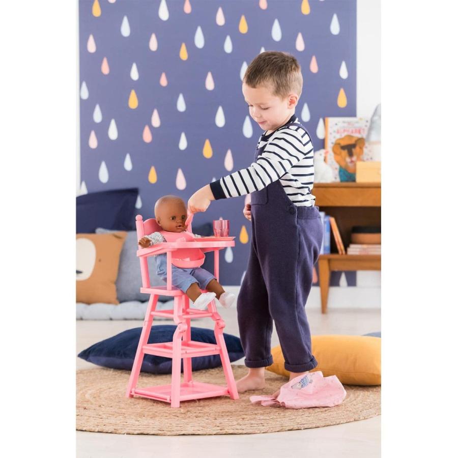 コロール 赤ちゃん 人形 141290 Corolle Baby Doll High Chair - 2-in-1 Design fits 14\" and 17\" Baby Dolの画像